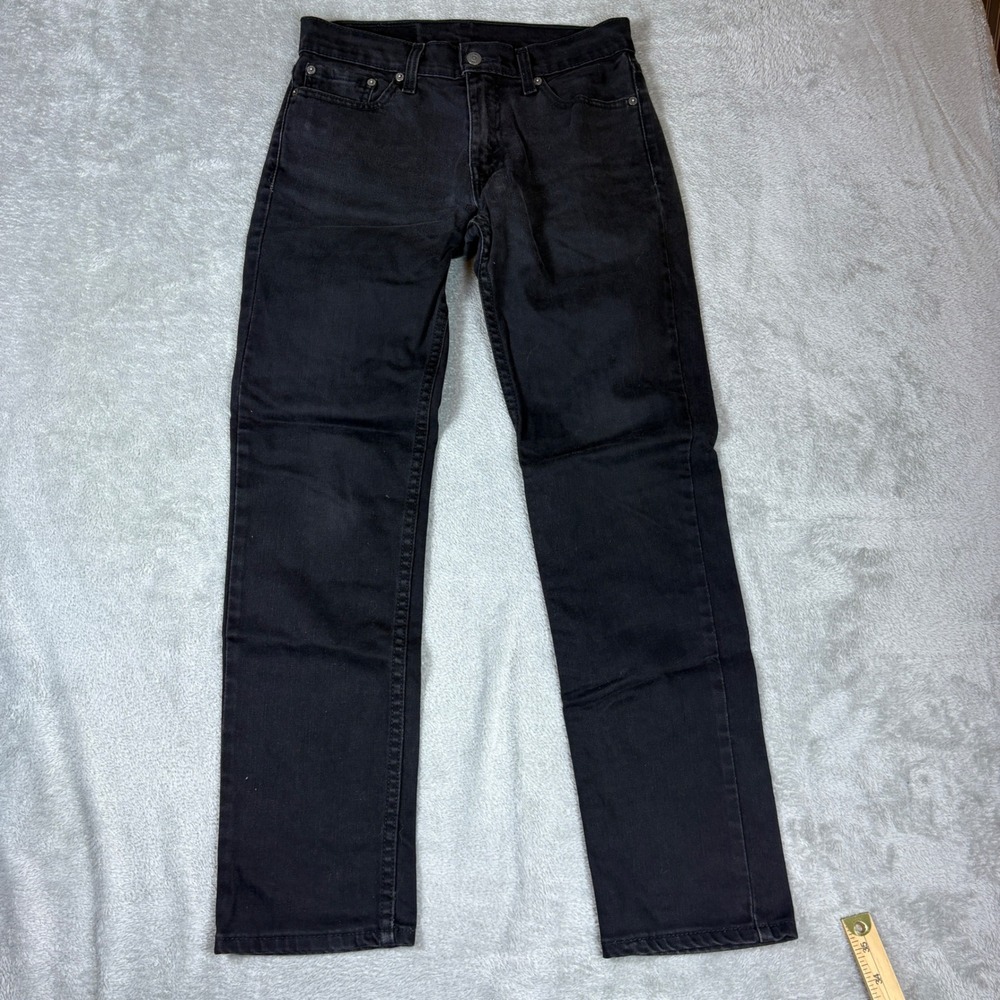 Levi's Jeans Mens 29x30 (Fits 30x30) 511 Slim Fit Black Stretch Denim Pants